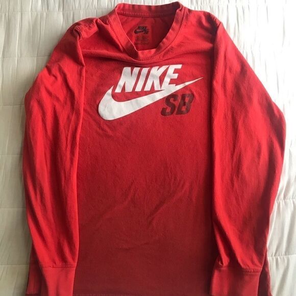 COPY - Nike Orange long sleeve T-shirt  size L - Picture 3 of 3